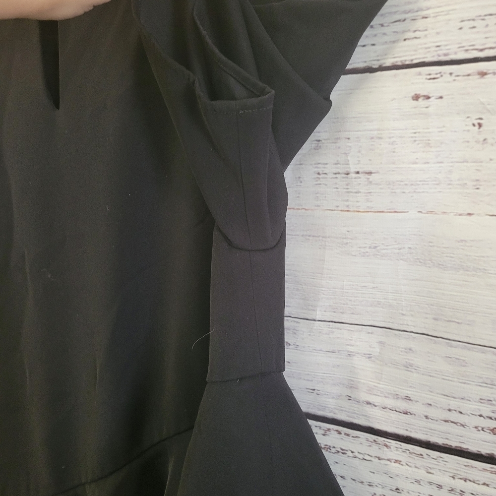 Adeam Black M Ruffle Top - Picture 6 of 11